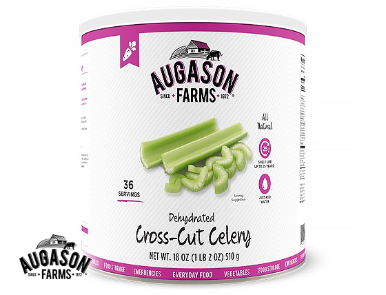 AF: Dehydrated Cross-Cut Celery Can